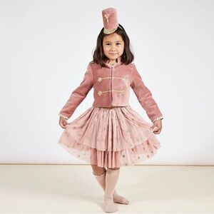 Meri Meri Pink Velvet Kids Costume
